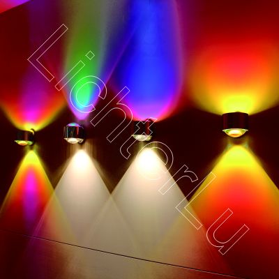 Puk Maxx Wall, LED Wandleuchte von Top Light, Chrom, 2-30812
